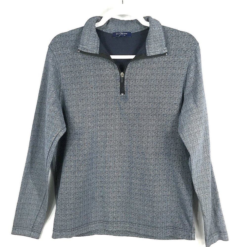 BRITCHES SPORT by SAMTEX Sz S Herringbone Pullover